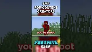 Fortnite SMP - SMP For Minecraft Content Creators (Applications Open) #shorts #minecraft #smp #apply