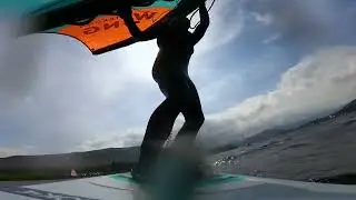 Lazy days on Lake Ullswater - wing foiling and sailing from UYC