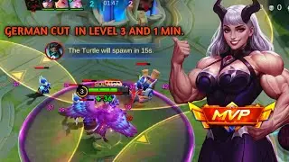 REVAMP ALICE GERMAN CUT IN LEVEL 3! | 3 ITEMS IN 5 MINS!? (ENEMY SHOCKED😱)-MLBB