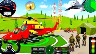 Realistic Helicopter 🚁 Simulator Rescue Sim - Helicopter 🚁  Rescue Simulator Game | Android Gameplay
