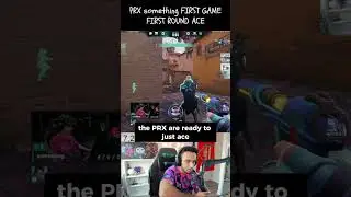 PRX something FIRST ROUND ACE [PRX vs GX] #prx #gx #valorant #fns #something #jinggg #forsaken #vct