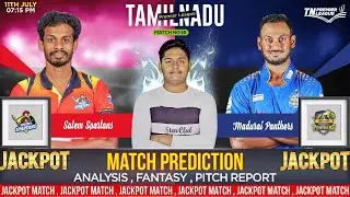 Salem Spartans vs Siechem Madurai Panthers TNPL 2022 16th Match Prediction 11th July| SS vs SMP