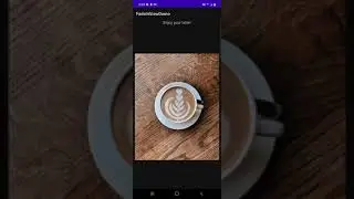Android demo : animating a layout change using a transition