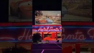 😍Cars themed hotel at Disneyland Paris Lightning McQueen Tow Mater #cars #disneyhotel #disneyland