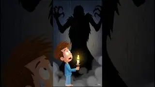 Uske pichhe koun tha 😰 #cartoon #3danimation #youtubeshorts #animation #trending #horror #shorts
