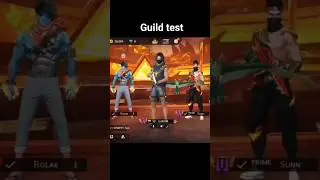 Guild test 1v2 💀 #freefire #bestclashbattlewhowillfreefie #ff #gaming #free #raistar