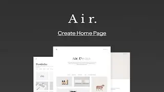 Air WordPress theme V2 Creating Home [2022 updated]