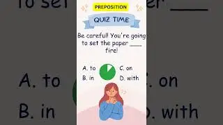 Preposition Quiz | Quiz Game | Preposition practice exercise | Preposition in English grammar