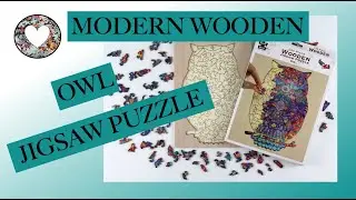 Современный деревянный пазл с узором &laquo;Сова&raquo; от Puzzle Master