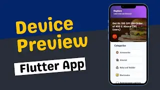 Flutter Device Preview | Test app on different devices. #flutter #dart #mobileapp #android