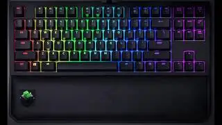 Typing Test- Razer green Switches Blackwidow Tournament Edition Chroma V2