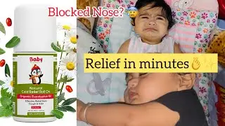 BabyOrgano Cold Relief Roll-On | Travel-Friendly Cold & Congestion Relief for Babies🤧🌿