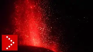Eruzione Etna 20 luglio 2019: le fontane di lava e la colata