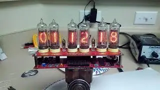 First setting of my Nixie Tube clock!