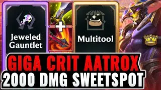 Double-Critting Sweetspots: Jeweled Gauntlet Aatrox Giga-Highroll | League Arena Gameplay