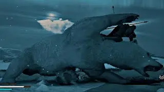 Assassin's Creed Valhalla - Legendary Giant Polar Bear Boss Fight (Bear of The Blue Waters) 4K HD
