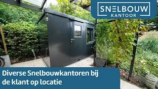 Verschillende kantoorunits bij de klant op locatie | Snelbouwkantoor
