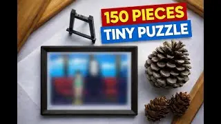 No Talking ASMR | Building a Tiny Spirited Away Puzzle (150 pcs)