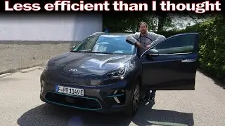 Kia eNiro - Range, Consumption, Avg speed incl charging test