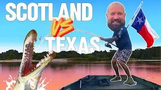 Scottish Guy Tries Texas Fishing
