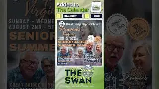 August 2025 - Added to the Calendar #dennisswanberg #theswan #encourageoneanother #gritdontquit