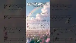 Bao ng&agrave;y mong chờ &ndash; Lương Bằng Vinh &ndash; B&agrave;i h&aacute;t Nốt nhạc Lời ca Karaoke &ndash; Ph 04