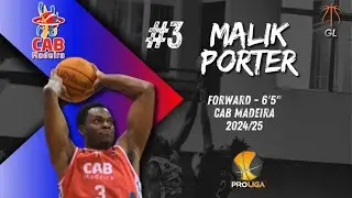 Malik Porter CAB Madeira Highlights 2024/25
