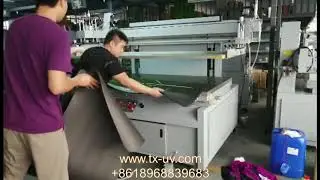 large format screen printing machine