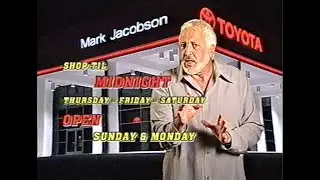 Mid 00s local car ad - Mark Jacobson Toyota Midnight Madness Sale 2005