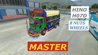 Hino H07D mazda body truck mod | 8 nuts wheel | for bus simulator indonesia 