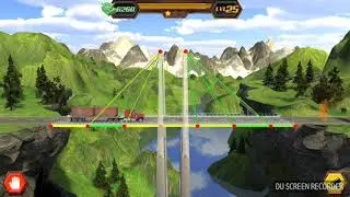 Bridge Construction game - Level 25