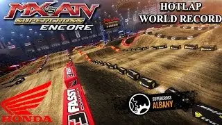 MX vs ATV Supercross Encore | Albany World Record HOTLAP | Honda CRF 250