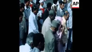 UPITN 17 4 80 KAUNDA MEETS GHANDI AND REDDY