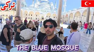Visiting Majestic Blue Mosque in Istanbul Turkey