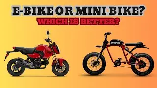 E-Bike or Mini Moto: Which is Better?
