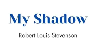 My Shadow by Robert Louis Stevenson / Poem summary in Tamil #literaturesynopsis #poem
