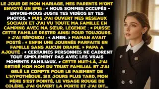 Le jour de mon mariage, mes parents m'ont envoyé un SMS : « Nous sommes occupés - Envoie-nous juste