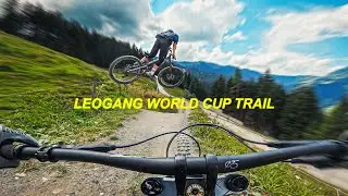 RIPPING Down The Leogang WORLD CUP DH Track | Flying Gangster, Speedster and Hotshots