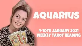 ♒️AQUARIUS|BREATH AS ITS GOING TO BE ALL OK BETWEEN YOU |4-10th JANUARY 2021 WEEKLY TAROT-SCOPE