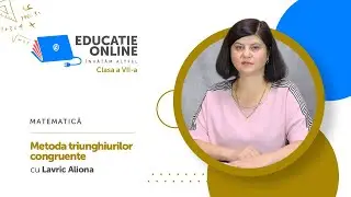 Matematică, clasa a VII-a, Metoda triunghiurilor congruente