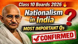Nationalism in India🇮🇳Class 10 History |🚀Board Exam 2026💯Sure-Shot Questions + Answers🚀 |#class10