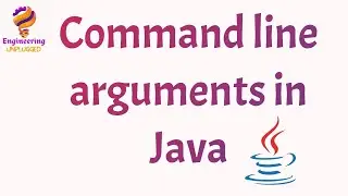 Command Line Arguments in Java | Java Programming | Runtime input in Java