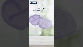 Hopop Strong Suction Base Silicone Baby Feeding Plate | Best Silicone Baby Suction Plate