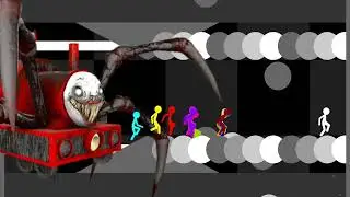 Survival Stickman Race - 34 - Escape from choo choo charles