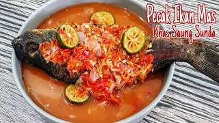PECAK IKAN MAS ‼️ Khas saung sunda PARAH ENAK BANGET #pecakikan #khassunda #pecak #ikanmas