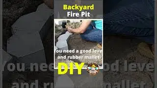 DIY Backyard Fire Pit. #firepit #campfire #diy