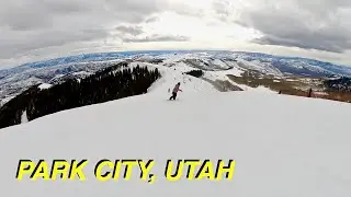 Park City Utah 3/24 Day 1 #snowboarding #utah #parkcity #wasatch