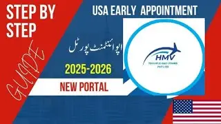 USA New Appointment portal 2025 New US Visa Appointment Scheduling System