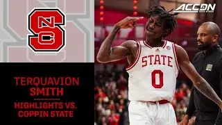 NC State's Terquavion Smith Drops 33 Points On Coppin State