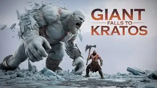 Kratos vs Giant Stone Ice Monster ❄️ | Alfheim | God of War